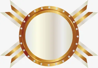 精美圆形标签免抠