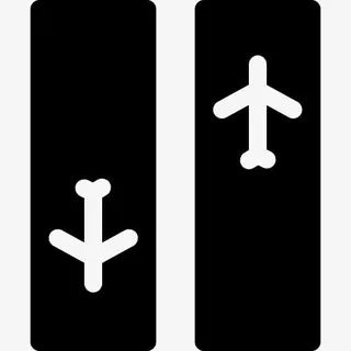 降落跑道图标免抠