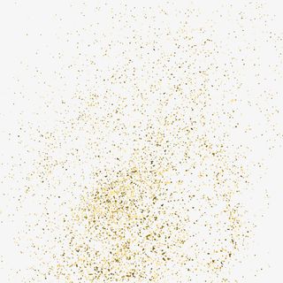 黄金色粉元素免抠节日元旦/春节/元宵元素