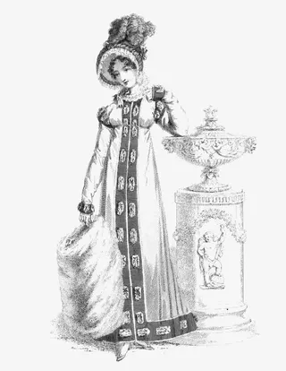 素描欧洲女性免抠