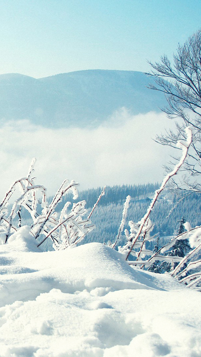 雪山H5背景高清