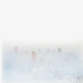 雾霾城市空气污染免抠
