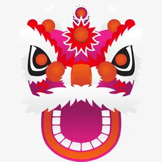 喜庆的龙头免抠