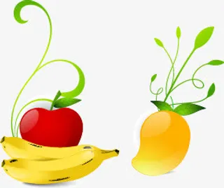 水果和饰品卡免费下载 便条 贺免抠