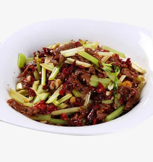 干椒炒牛肉免抠