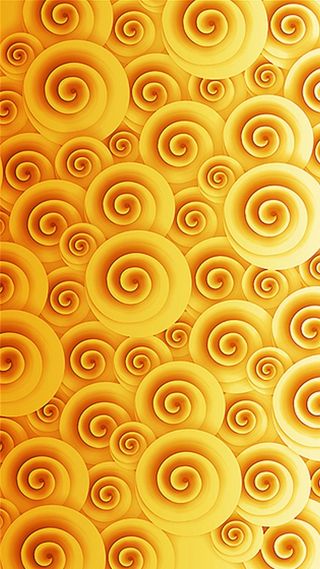 黄色立体感祥云底纹h5背景图高清
