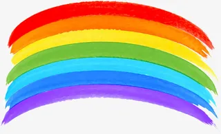 七彩美丽涂料免抠