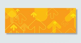 电商扁平箭头背景banner高清