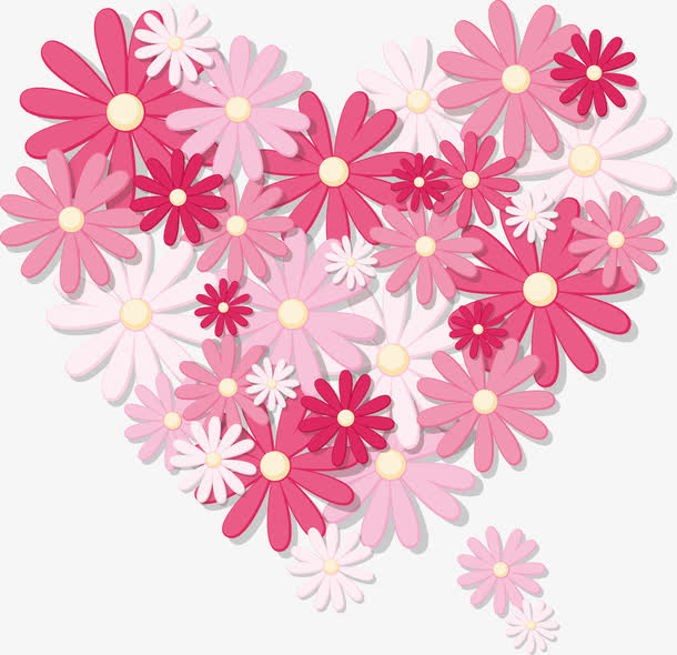 创意花卉矢量图免抠