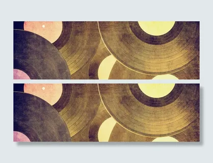 复古唱片背景底纹高清