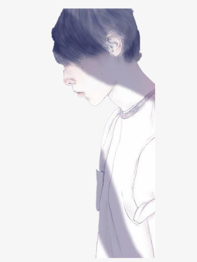 沉默的男生免抠