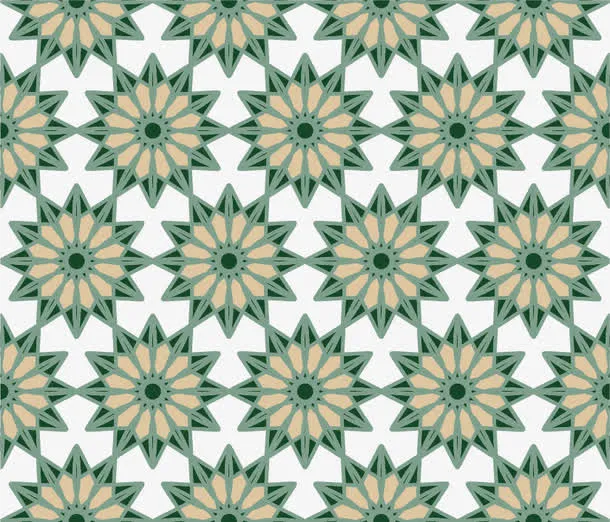 矢量太阳花花纹设计免抠