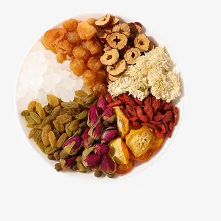 红枣桂圆枸杞茶免抠