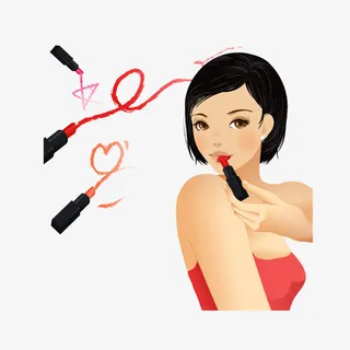 美颜秘籍不同色系口红唇膏免抠