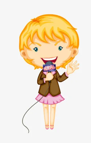 女生主持人免抠