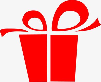 手绘礼盒图片包装素材 卡通扁平免抠