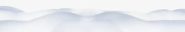 白色干净的雪地免抠