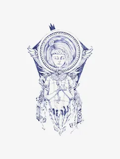 手绘人物插画免抠