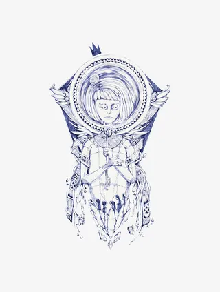 手绘人物插画免抠