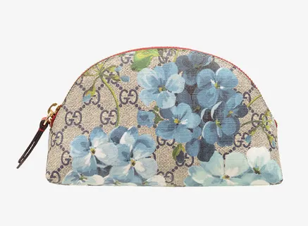 GUCCI女士PVC蓝色手拿包免抠