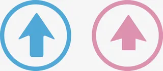 中国风置顶按钮免抠