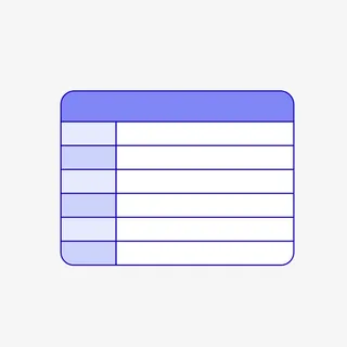 矢量表格边框免抠