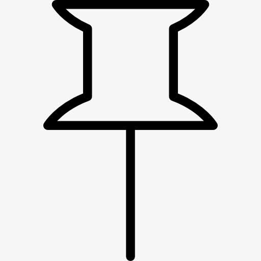 大的图钉图标免抠