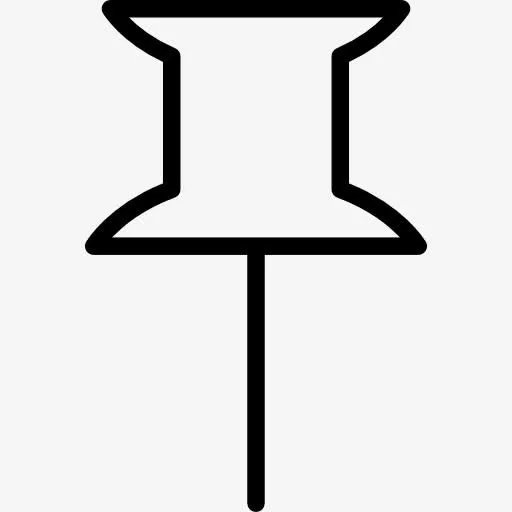 大的图钉图标免抠
