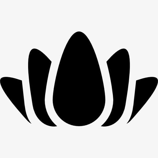 莲花花蕾开放图标免抠