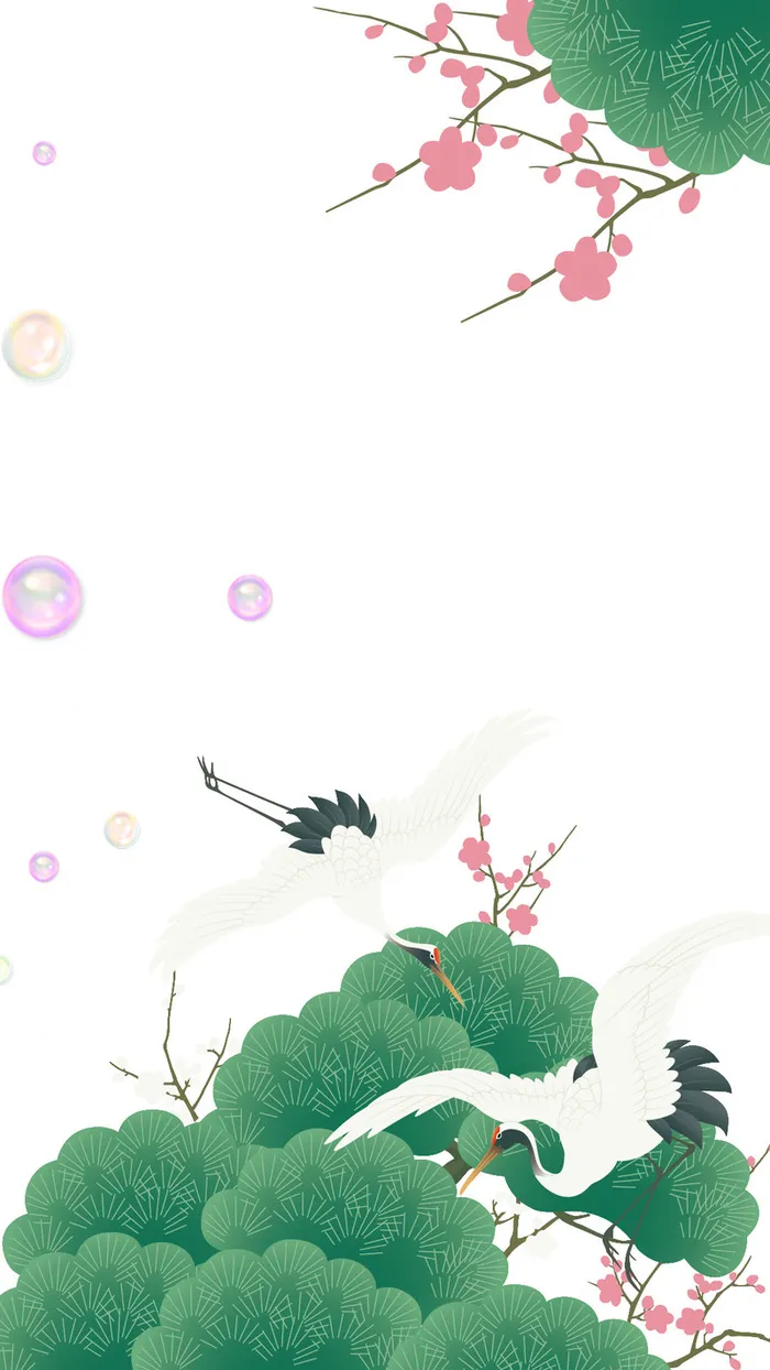 中国风简约手绘古风h5背景.j高清
