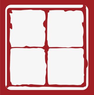 边框中国风式红章免抠