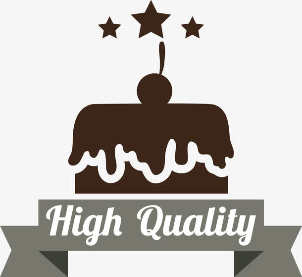 高品质大蛋糕的LOGO免抠
