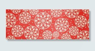 圣诞红色背底纹景高清