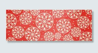 圣诞红色背底纹景高清