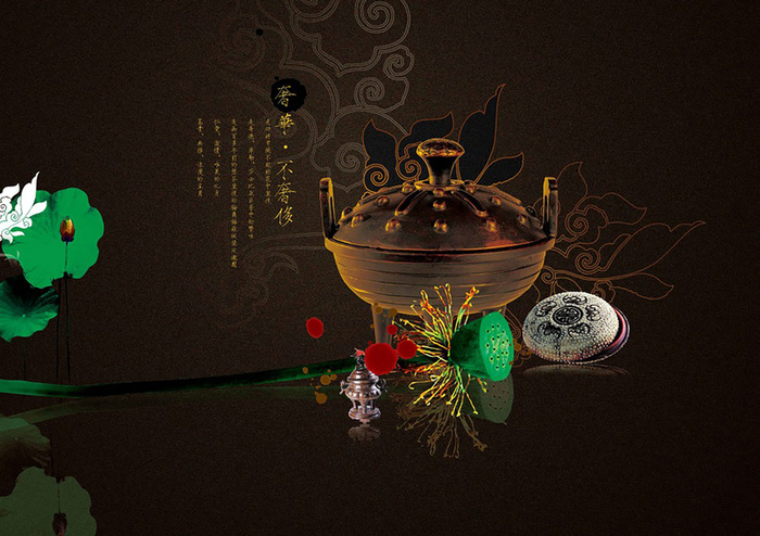 鼎背景素材高清
