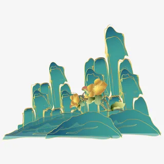 中国风国潮水免抠