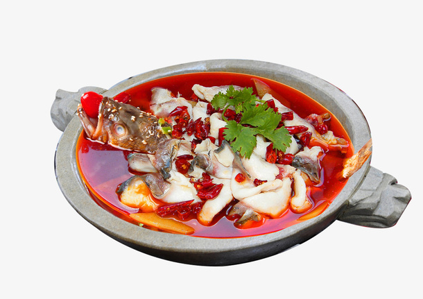 红油辛辣石锅鱼免抠