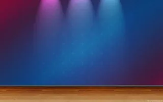 蓝色白点灯光地板海报背景壁纸