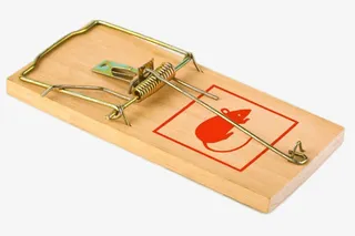 老鼠夹实物免抠