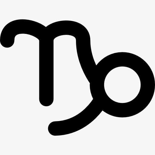 摩羯座的符号图标免抠