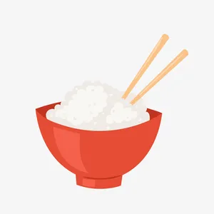 卡通手绘矢量碗筷免抠