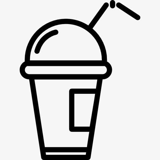 冷饮与Straw 图标免抠
