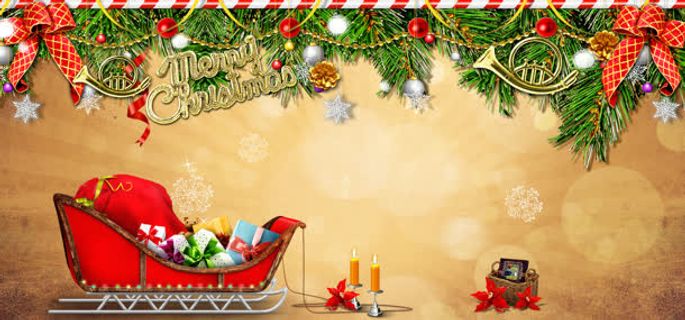 精美圣诞海报免抠