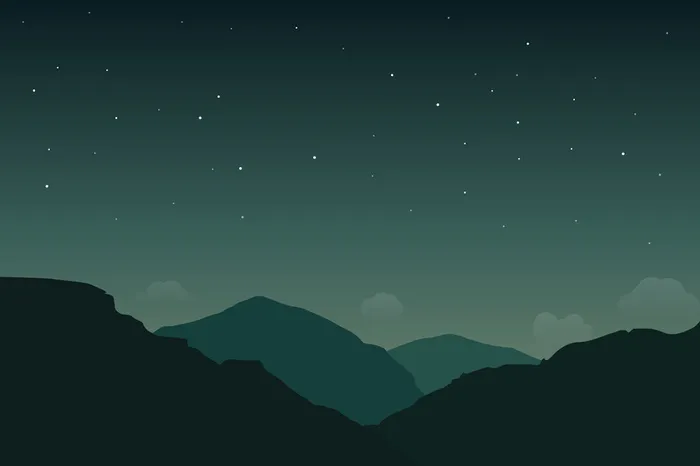 卡通星空夜空背景高清