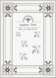 矢量欧式复古经典边框免抠 矢量欧式复古经典边框免抠