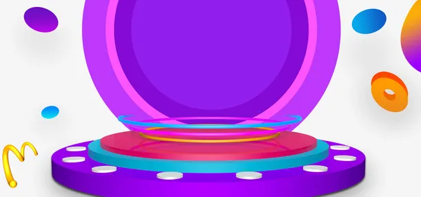 818大促多彩靓丽banner