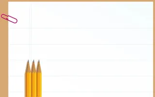 矢量创意铅笔纸张教育背景素材高清