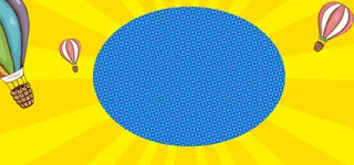 玩具黄色背景简约风格海报banner背景高清