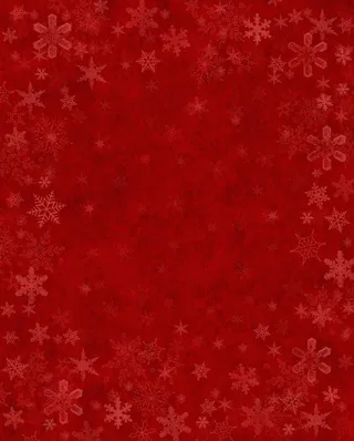 圣诞节深红色雪花背景图高清