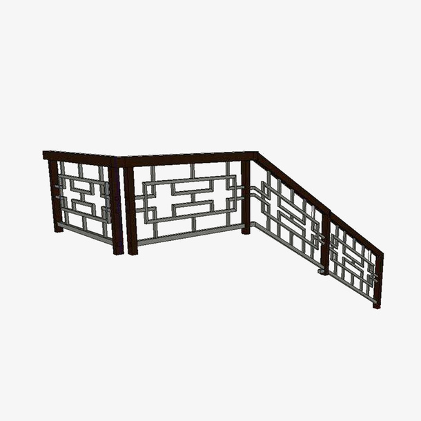 楼梯护栏免抠